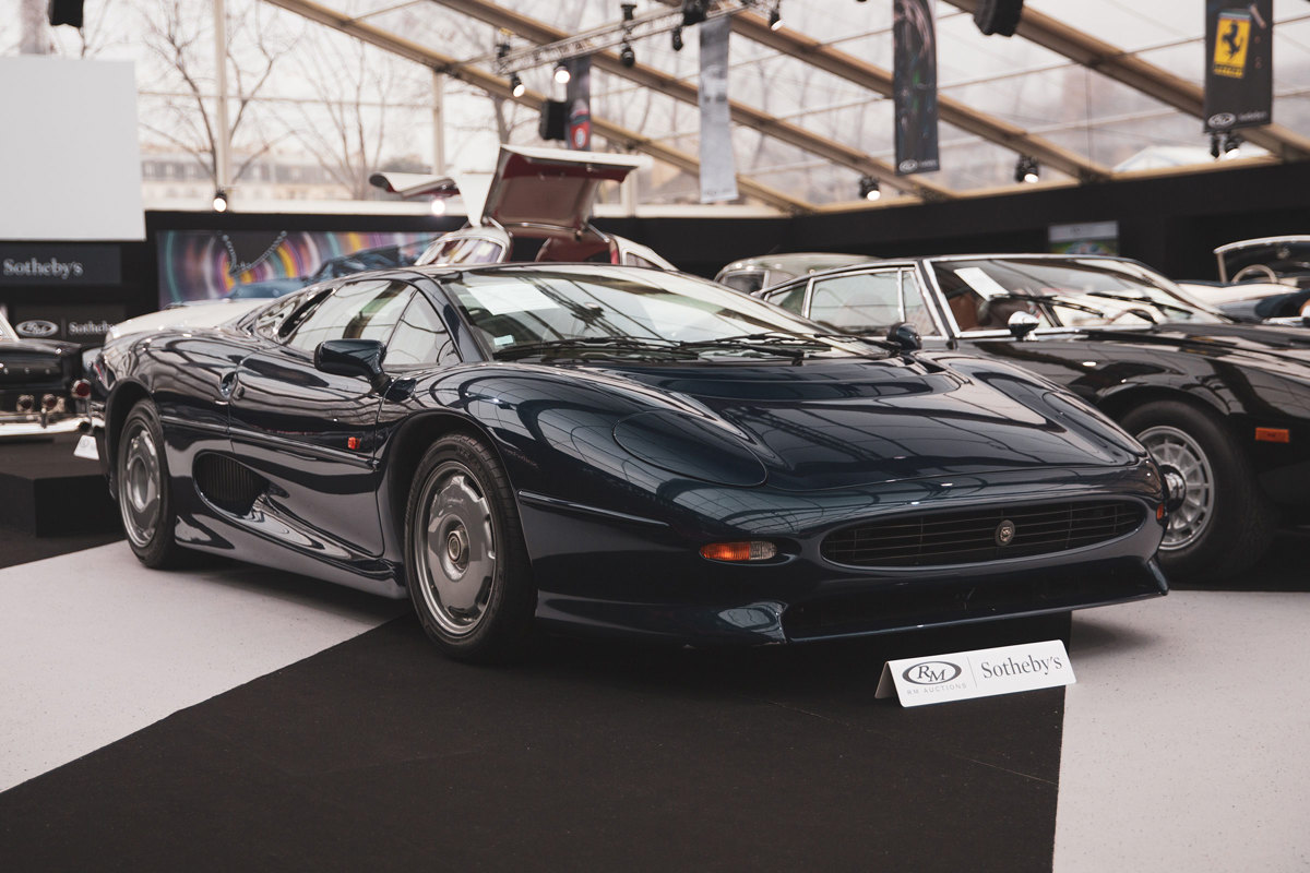 1992 Jaguar XJ220 offered at RM Sotheby’s Paris live auction 2020